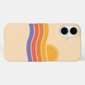 Retro Sunset Waves Case-Mate iPhone Case (Achterkant (horizontaal))