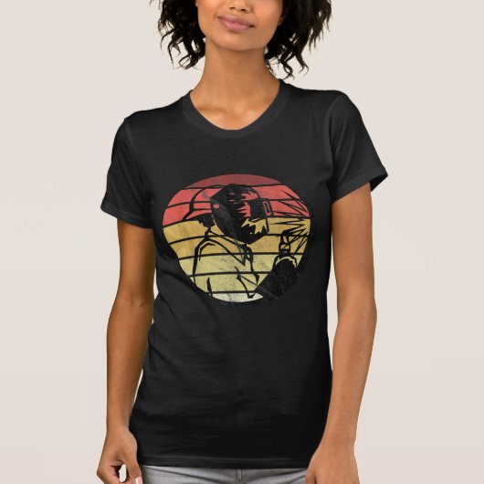 Retro  Sunset Welding Silhouette Gifts T-shirt (Voorkant)