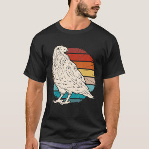  Retro Sunset White Raven White Crow Cool B T-shirt