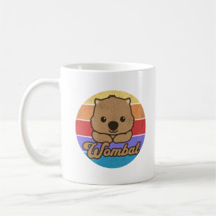 Retro Sunset Wombat Koffiemok
