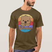 Retro Sunset Wombat T-shirt (Voorkant)