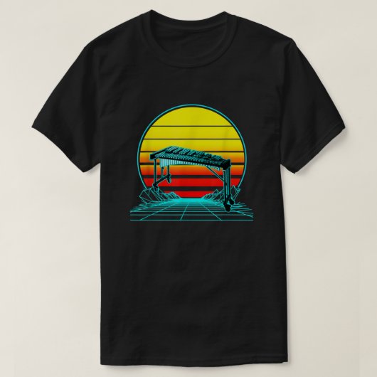 Retro  Sunset Xylophone  T-shirt (Design voorkant)