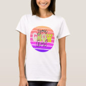 Retro Sunset You Grow Girl T-shirt (Voorkant)