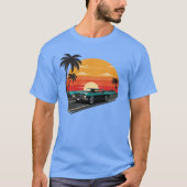 Retro Sunsetrit T-shirt (Voorkant)