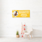 Retro Sunshine 2025 Afstuderen Fotobanner Spandoek (Insitu)