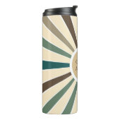 Retro Sunshine - Aangepast gepersonaliseerd partij Thermosbeker (Gedraaid links)