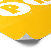 Retro Sunshine Afstudeerfeest Welkom Poster (Hoek)