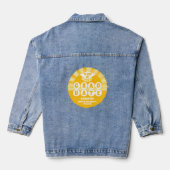 Retro Sunshine Afstuderen Denim Jacket (Achterkant)