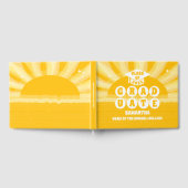 Retro Sunshine Afstuderen gastenboek (Volledig)