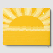 Retro Sunshine Afstuderen gastenboek (Achterkant)