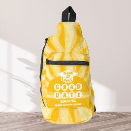 Retro Sunshine Afstuderen Sling Bag