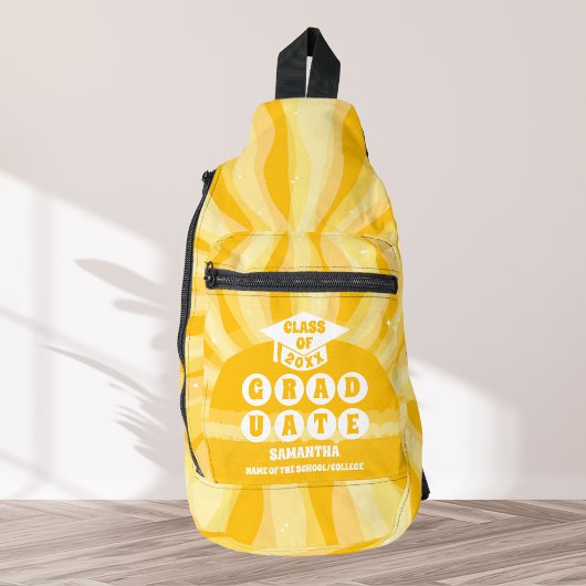 Retro Sunshine Afstuderen Sling Bag