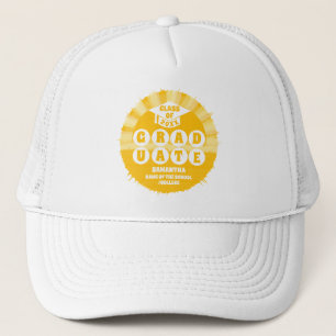 Retro Sunshine Afstuderen Trucker Pet