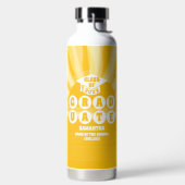 Retro Sunshine Afstuderen Waterfles (Links)