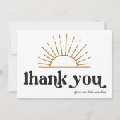 Retro Sunshine Bedankt (Voorkant)