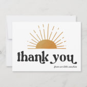 Retro Sunshine Bedankt (Voorkant)