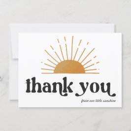 Retro Sunshine Bedankt