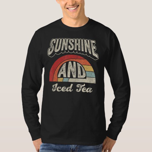  Retro Sunshine en Iced Tea Summer 1 T-shirt (Voorkant)