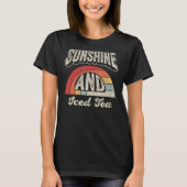  Retro Sunshine en Iced Tea Summer 1 T-shirt (Voorkant)