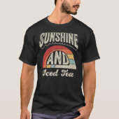  Retro Sunshine en Iced Tea Summer 1 T-shirt (Voorkant)