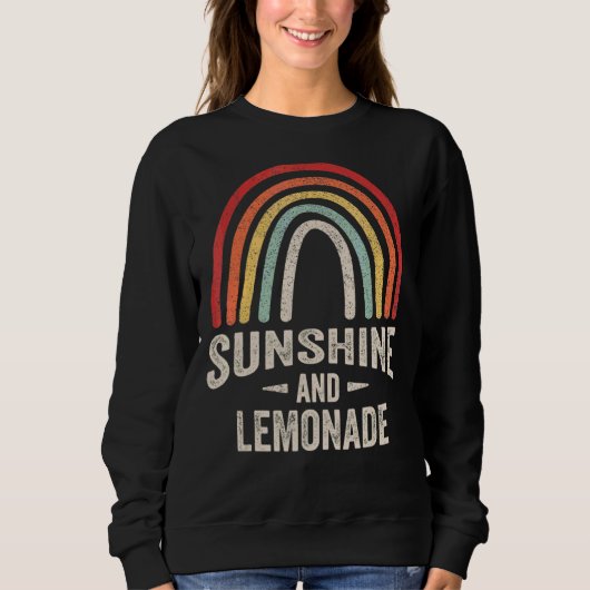  Retro Sunshine en limonade Summer 5 Trui (Voorkant)