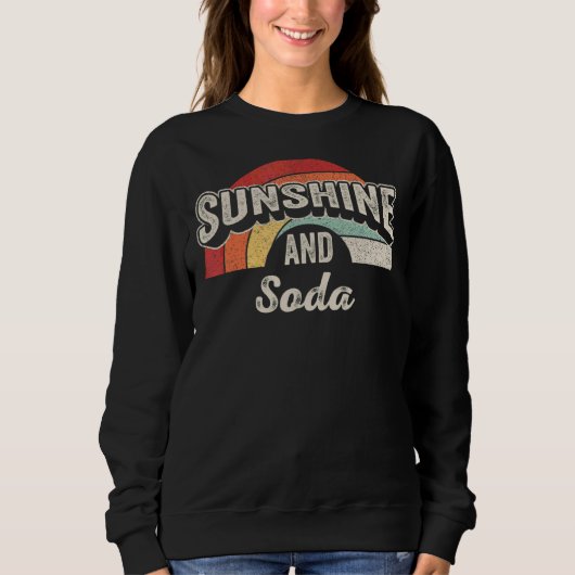  Retro Sunshine en Soda Summer Trui (Voorkant)