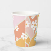 Retro Sunshine Five is een Vibe Birthday Paper Cup Papieren Bekers (Rechts)