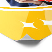 Retro Sunshine Foto Afstudeerfeest Welkom Poster (Hoek)