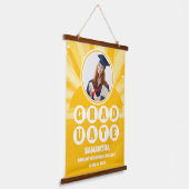 Retro Sunshine Foto Afstuderen Hangend Wandkleed (Gebogen)
