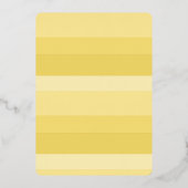 Retro Sunshine Hier komt het Son Baby shower Folie Uitnodiging (Achterkant)