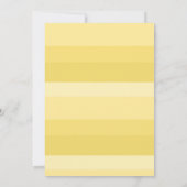 Retro Sunshine Hier komt het Son Baby shower Kaart (Achterkant)