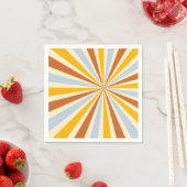 Retro Sunshine Party Thema Servet (Insitu)