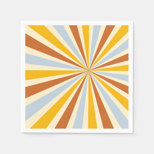 Retro Sunshine Party Thema Servet (Voorkant)