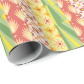 Retro Sunshine Patterns – Bold Colorful Cadeaupapier (Rol Hoek)