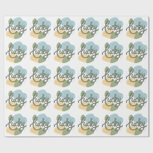 Retro Sunshine Patterns – Bold Colorful Cadeaupapier (Vlak)