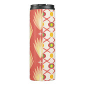 Retro Sunshine Patterns – Bold Colorful  Thermosbeker (Achterkant)