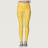 Retro Sunshine Pickleball Bruidsfeestje Leggings (Voorkant)