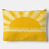 Retro Sunshine Pickleball Bruiloft Feest Etui (Achterkant)