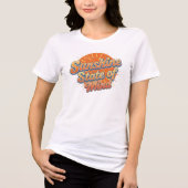 Retro "Sunshine State of Mind" Quote Tri-Blend Shirt (Voorkant)