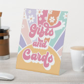 Retro Sunshine Verjaardag Gift Tafel Reclamebord Met Voetstuk (Insitu)