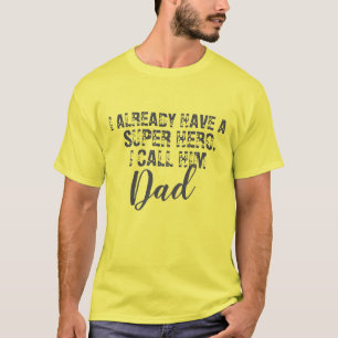 Retro Super Dad Shirt,  superheld Dad T-shirt