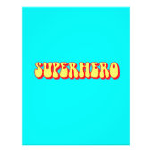 Retro Superheld Foto Afdruk (Voorkant)