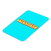 Retro Superheld Magneet (Linkerzijde)