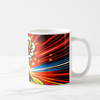 Retro Superheld POW! Stripboek Pop Art Koffiemok