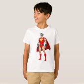 Retro Superheld Toast – 80s Comic Stijl Ontbijt  T-shirt (Voorkant volledig)
