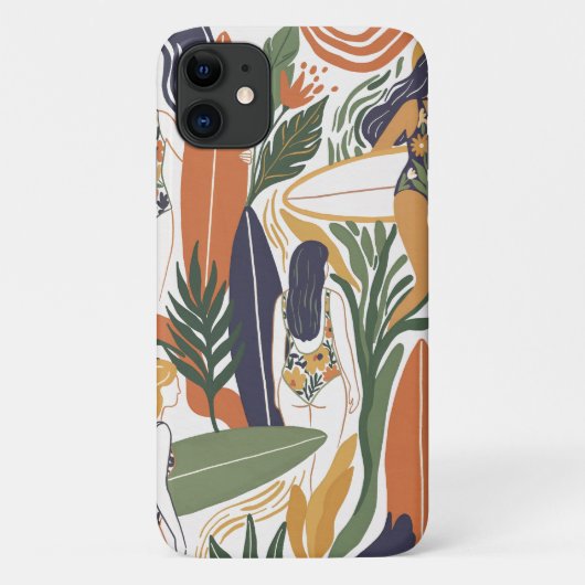 Retro Surf Club Case-Mate iPhone Case (Achterkant)