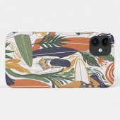 Retro Surf Club Case-Mate iPhone Case (Achterkant (horizontaal))