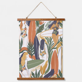 Retro Surf Club Hangend Wandkleed