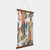 Retro Surf Club Hangend Wandkleed (Gebogen)