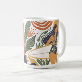 Retro Surf Club Koffiemok (Voorkant rechts)